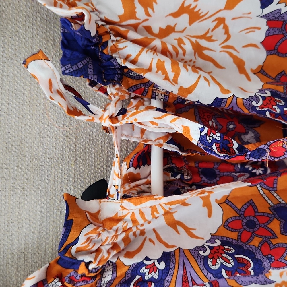 Emme Marella Floral Maxi Dress Size 2 - Picture 16 of 16